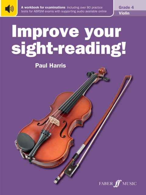 Book cover of: Improve your sight-reading! Violin Grade 4. By: Paul Harris