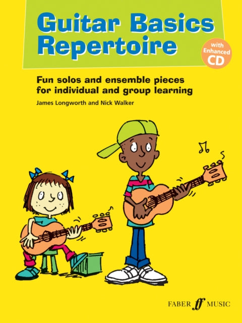 Book cover of: Guitar Basics Repertoire. By: James Longworth
