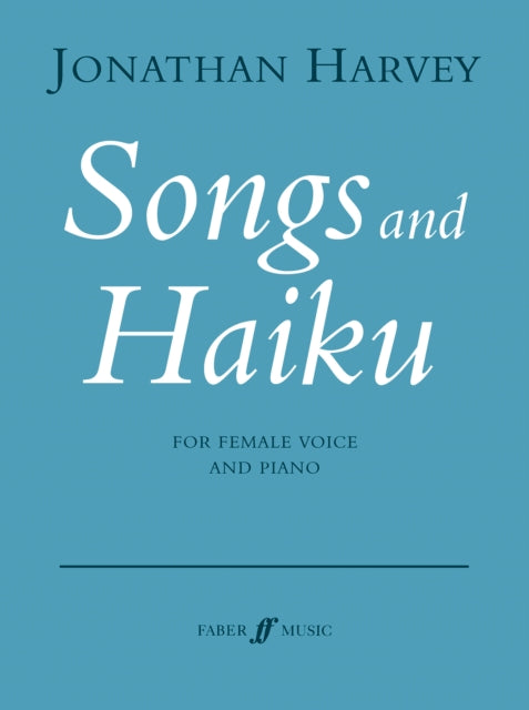Book cover of: Songs and Haiku. By: Jonathan Harvey