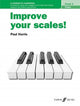 Book cover of: Improve your scales! Piano Grade 2. By: Paul Harris