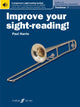 Book cover of: Improve your sight-reading! Trombone (Bass Clef) Grades 1-5. By: Paul Harris
