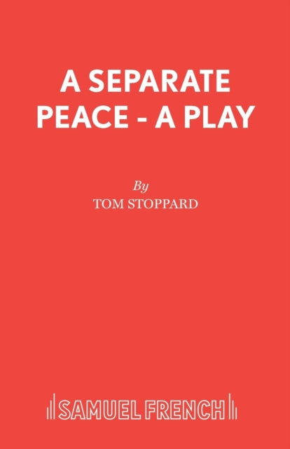 Book cover of: Separate Peace. By: Tom Stoppard