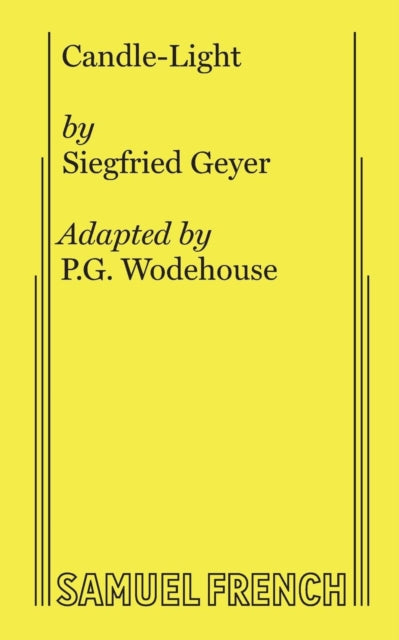 Book cover of: Candle-Light. By: P. G. Wodehouse