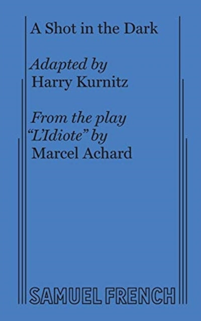Book cover of: Shot in the Dark. By: Marcel Achard