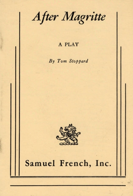 Book cover of: After Magritte. By: Tom Stoppard