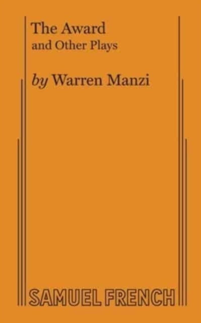 Book cover of: Award and Other Plays. By: Warren Manzi
