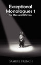 Book cover of: Exceptional Monologues for Men & Women Volume 1. By: Roxane Heinze-Bradshaw