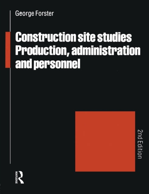 Book cover of: Construction Site Studies. By: Georg Forster