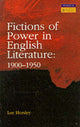 Book cover of: Fictions of Power in English Literature