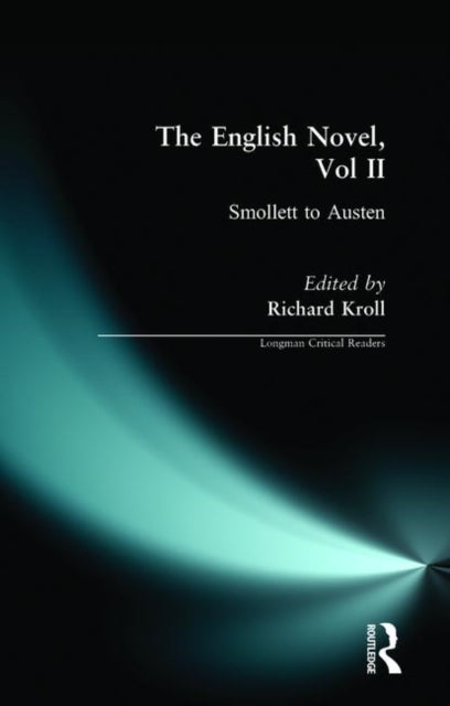 Book cover of: English Novel, Vol II, The. By: Richard Kroll