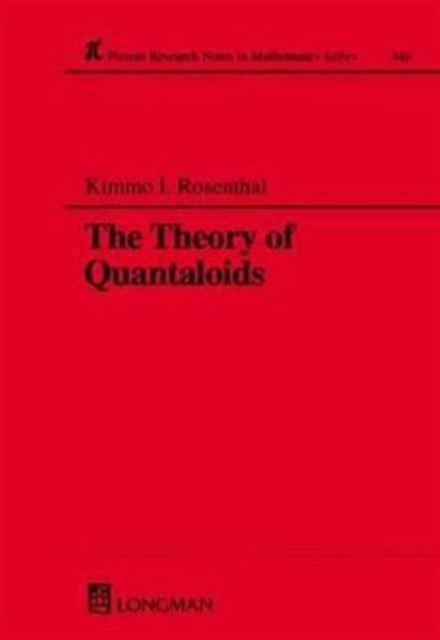 Book cover of: Theory of Quantaloids. By: K I Rosenthal