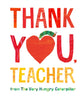 Book cover of: Thank You, Teacher from The Very Hungry Caterpillar. By: Eric Carle