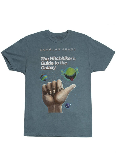 Book cover of: Hitchhiker's Guide to the Galaxy Indigo Unisex T-shirt Xx-large