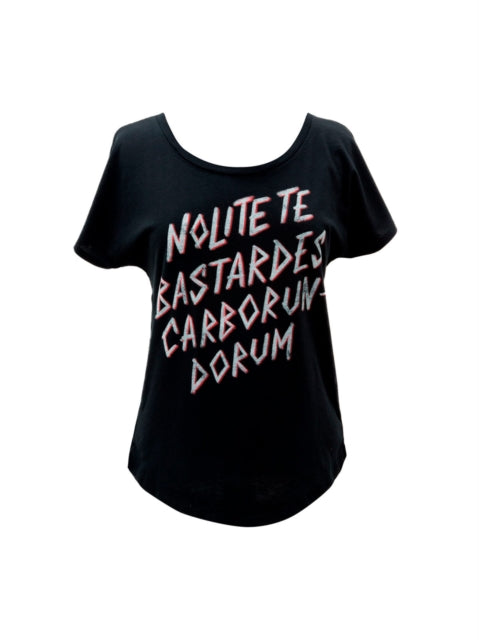 Book cover of: Nolite Te Bastardes Carborondurum Women's Relaxed Fit T-shirt Xx-large