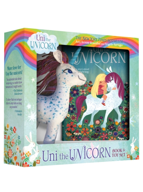 Book cover of: Uni the Unicorn Book and Toy Set. By: Amy Krouse Rosenthal