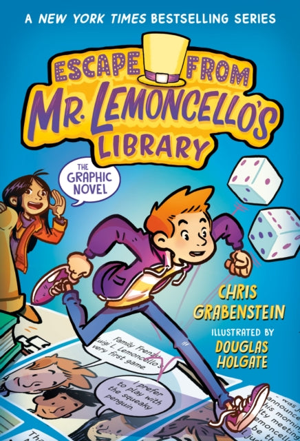 Book cover of: Escape from Mr. Lemoncello's Library. By: Chris Grabenstein