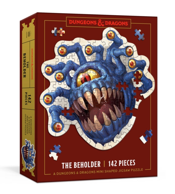 Book cover of: Dungeons & Dragons Mini Shaped Jigsaw Puzzle: The Beholder Edition
