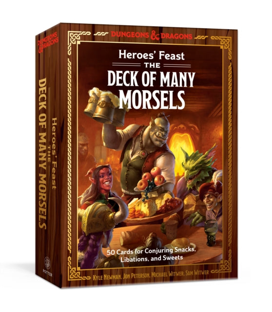 Book cover of: Heroes' Feast: The Deck of Many Morsels. By: Kyle Newman
