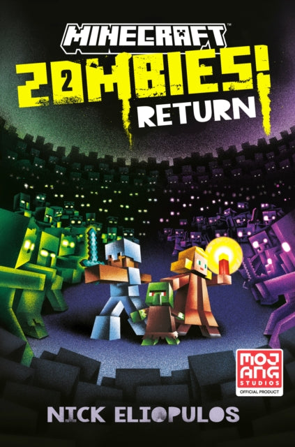 Book cover of: Minecraft: Zombies Return!. By: Mojang