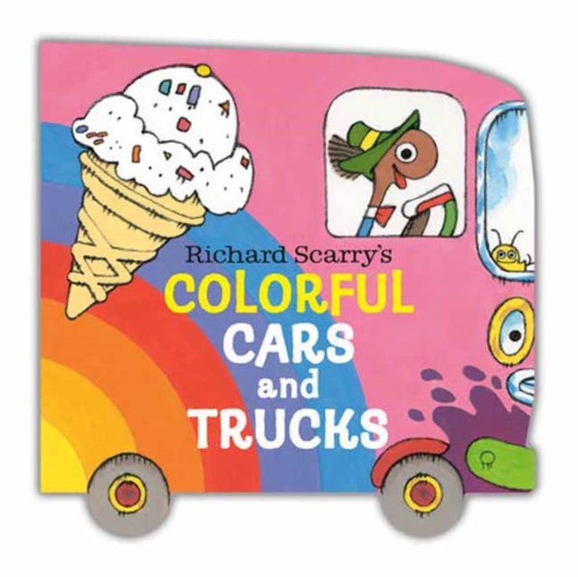 Book cover of: Richard Scarry's Colorful Cars and Trucks. By: Richard Scarry