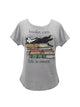 Book cover of: Books. Cats. Life Is Sweet. Women's Relaxed Fit T-shirt X-small
