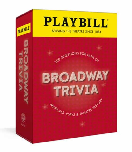 Book cover of: Playbill Broadway Trivia. By: Playbill