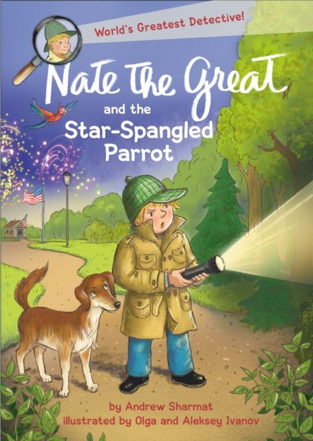 Book cover of: Nate the Great and the Star-Spangled Parrot. By: Andrew Sharmat