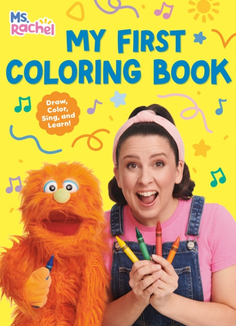 Book cover of: My First Coloring Book. By: Ms Rachel