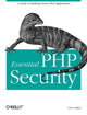 Book cover of: Essential PHP Security. By: Chris Shiflett