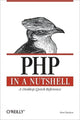 Book cover of: PHP in a Nutshell. By: Paul Hudson