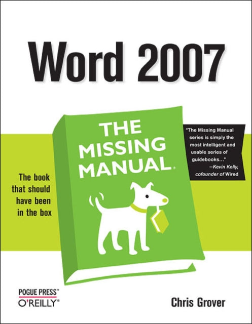 Book cover of: Word 2007. By: Chris Grover