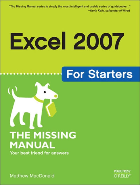 Book cover of: Excel 2007 for Starters. By: Matthew MacDonald