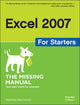 Book cover of: Excel 2007 for Starters. By: Matthew MacDonald
