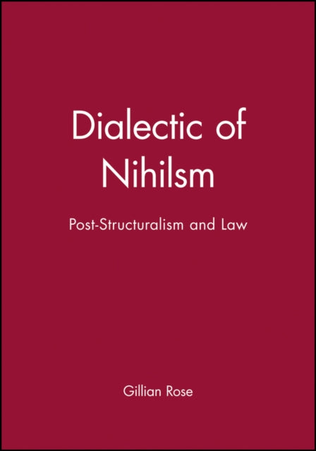 Book cover of: Dialectic of Nihilsm