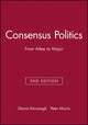 Book cover of: Consensus Politics
