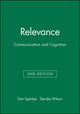 Book cover of: Relevance. By: Deirdre Wilson