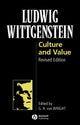 Book cover of: Culture and Value. By: Ludwig Wittgenstein