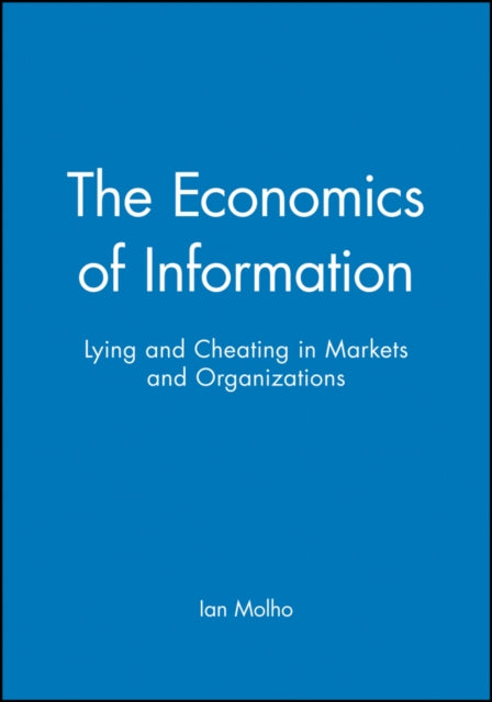 Book cover of: Economics of Information