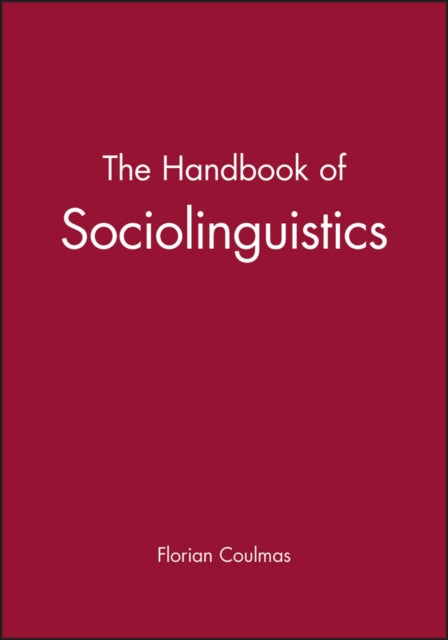 Book cover of: Handbook of Sociolinguistics