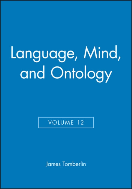 Book cover of: Language, Mind, and Ontology, Volume 12. By: James E. Tomberlin