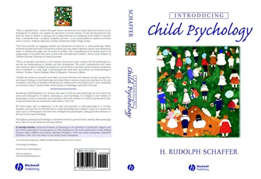 Book cover of: Introducing Child Psychology. By: H. Rudolph Schaffer