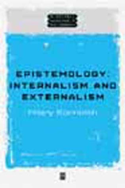 Book cover of: Epistemology. By: Hilary Kornblith