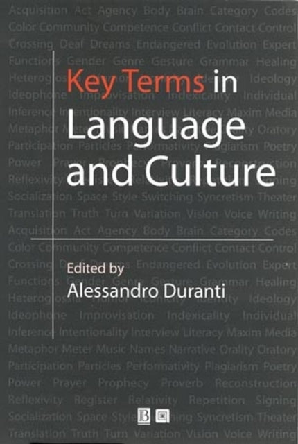 Book cover of: Key Terms in Language and Culture. By: Alessandro Duranti