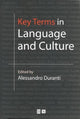 Book cover of: Key Terms in Language and Culture. By: Alessandro Duranti