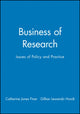 Book cover of: Business of Research. By: Gillian Lewando Hundt