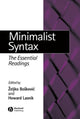 Book cover of: Minimalist Syntax