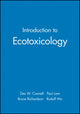 Book cover of: Introduction to Ecotoxicology. By: D. W. Connell