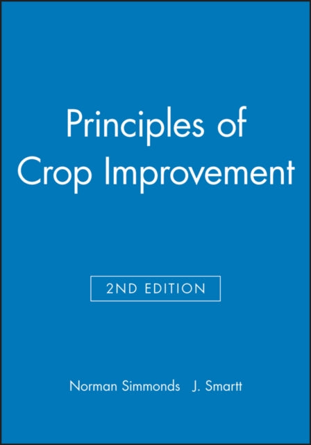 Book cover of: Principles of Crop Improvement. By: Joseph Smartt