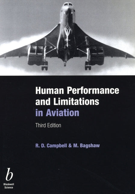 Book cover of: Human Performance and Limitations in Aviation. By: R. D. Campbell