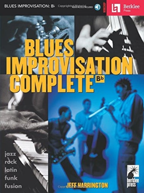 Book cover of: Blues Improvisation Complete. By: Jeff Harrington
